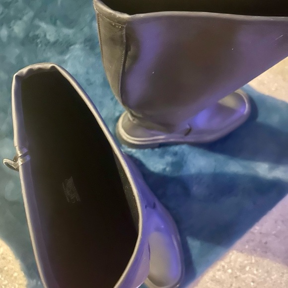 New Zara Black Knee-High Boots. .7” heel. - Picture 8 of 11